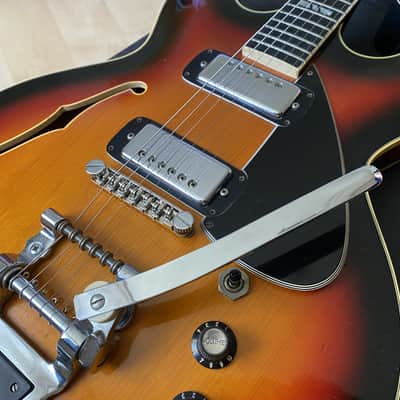 1974 Framus Billy Lorento Semi-acoustic guitar w/HSC and original warranty card - very rare! image 14