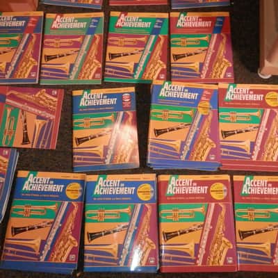 Accent on Achievement Band Method Lot of 80 Books Various Instruments and Levels new old stock image 5