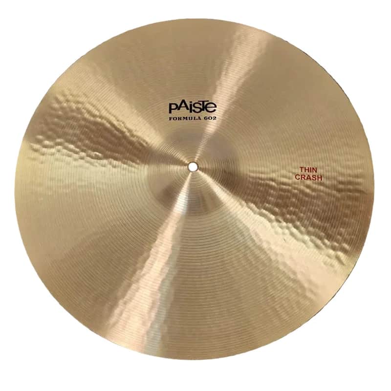 Used Paiste Formula 602 Thin Crash Cymbal 20" - Good image 1