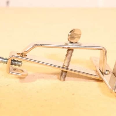 Slingerland Shur Grip Tempo Block Mount Nickel Vintage 1930's image 3