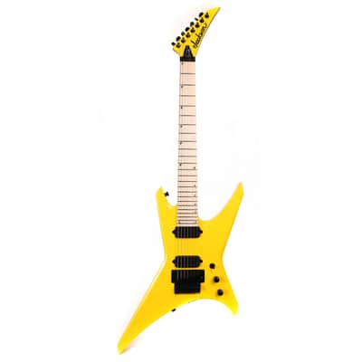 Jackson Pro Series Dave Davidson Signature Warrior WR7 Ferrari Yellow image 2