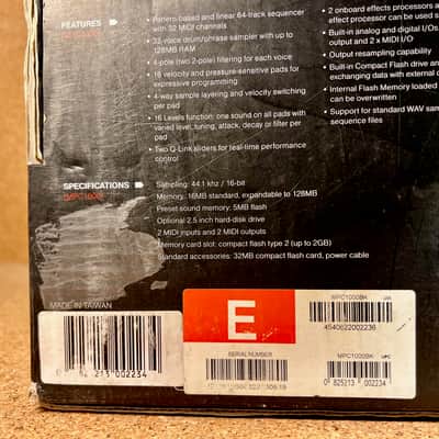 Akai MPC1000 full of upgrades ! – JJOS 2.10 installed – Max RAM 128mb image 12