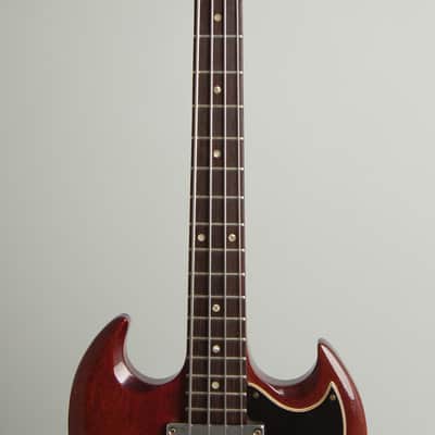 Gibson  EB-3 Solid Body Electric Bass Guitar (1968), ser. #518642, black hard shell case. image 8
