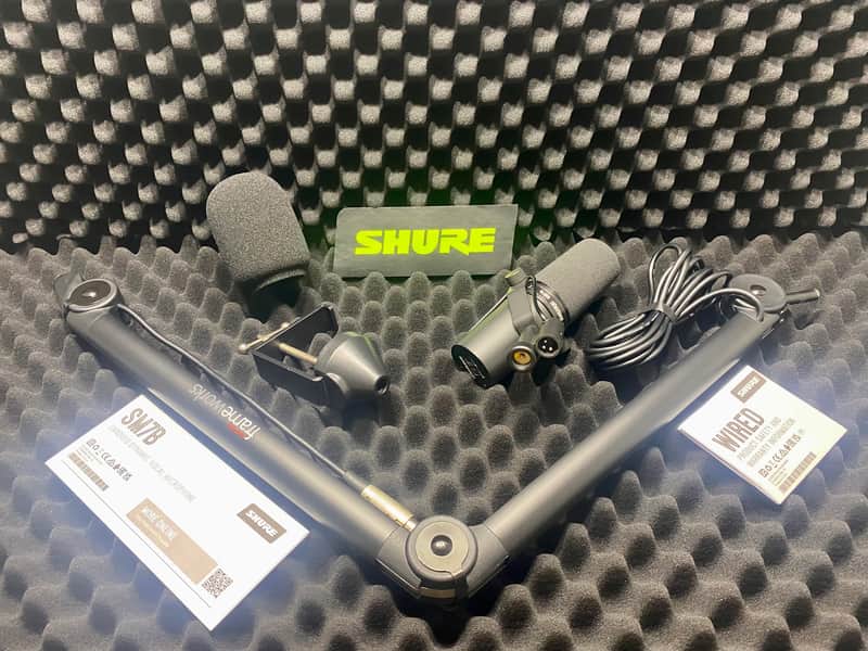 Shure SM7B Cardioid Dynamic Microphone/ Gator Frameworks Arm | Reverb