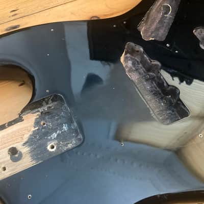 1970s Vintage Hohner Japan Jazz Bass Guitar Body Roadworn image 21