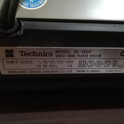 Rare 1974 Technics SL-1500 Made in Japan Vintage Quartz Turntable image 9
