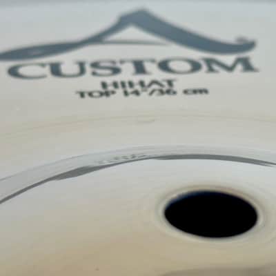 Zildjian A20510 14" A Custom Hi-hat Cymbals (Top + Bottom Pair) - Brand New image 5