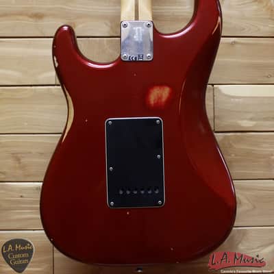 Fender Road Worn Player Strat HSS Rosewood Candy Apple Red Electric Guitar 0131610309 image 2
