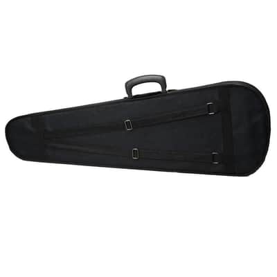 Full Size 4/4 Violin Case – Black Oxford Cloth Lightweight Protective Triangle Case image 3