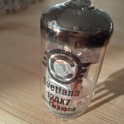Super rare NOS NIB SVETLANA winged =C= 12AX7 ECC83 SILVER plate BOX PLATE like CV4004 XTRA strong balanced image 3