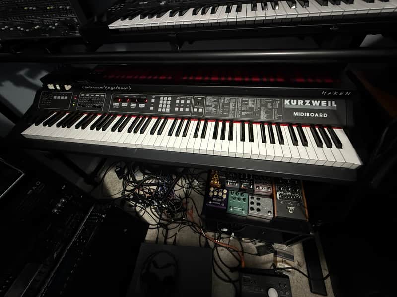 Kurzweil MIDIBoard 88-Key MIDI Controller 1980s - Black image 1