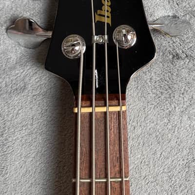 Ibanez TMB100 Talman Bass Ivory Short Scale Active PJ Bass Guitar Clean image 6