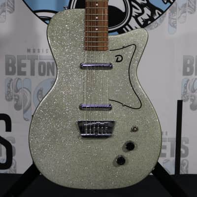 Danelectro'56 Baritone Silver Metalflake image 1