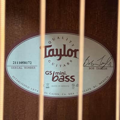 Taylor GS Mini-e Acoustic Bass w/Gigbag image 5