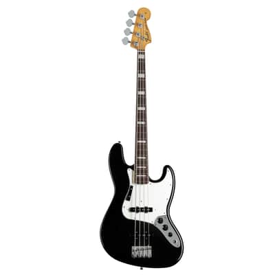Fender Vintera III Early '70s Jazz Bass RW Black - 4-String Electric Bass image 5