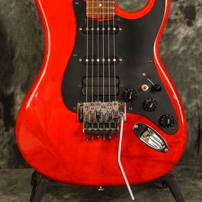 Kramer Pacer Deluxe HSS Vintage 1983 Floyd Rose Cherry Finish w Factory Hardshell Case We Ship FAST image 1