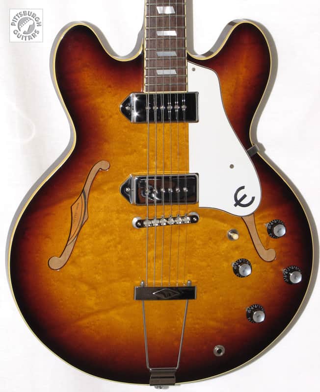 1990 Epiphone Casino, Vintage Sunburst, Made in Japan, Great Upgrades! image 1
