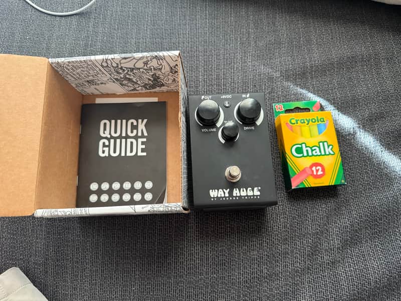 Way Huge WHE205C Saucy Box Overdrive "Chalky Box" Special Edition 2020 - Black image 1