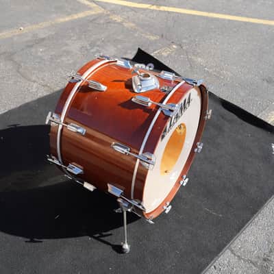 Vintage Tama 24'' Superstar Series Pure Birch Bass Drum 16x24''in Super Mahogany Lqr. (Japan - 1985) image 7