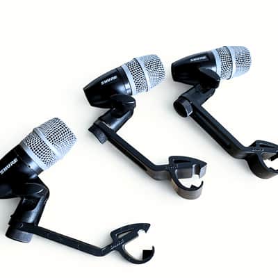 Shure PG56-LC Cardioid Swivel-Mount Dynamic Snare/Tom Microphone with A50D Mount 2010s - Black image 1