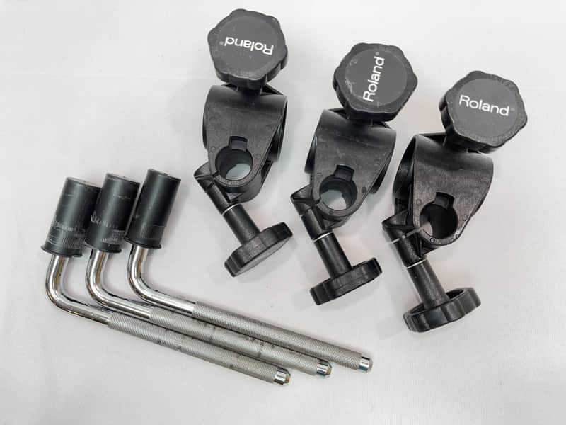 Immagine THREE Roland MDH-7U V-Drum Cymbal Rack Clamp MDH7U Mount L-Rod for MDC7U TD 20 - 1