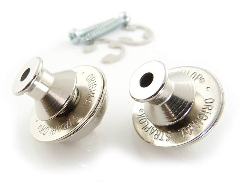 Dunlop SLS1031N Dual Design Straplok System - Nickel image 1