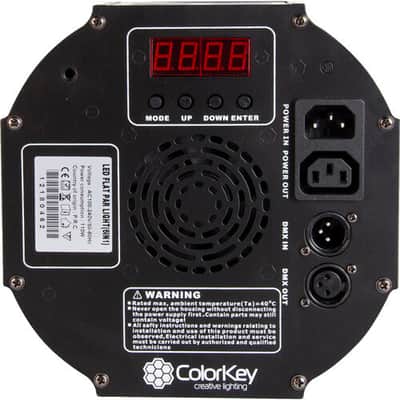 ColorKey CKU-2142 WaferPar HEX 12 MKII RGBAW+UV LED Wash Light image 4