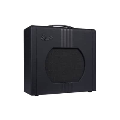 Supro Delta King 12, Black/Black image 3