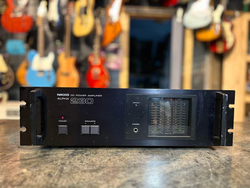 Nikko DC Power Amplifier Alpha 230 80's Vintage Hi-Fi | Reverb