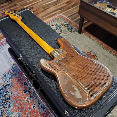2012 James Trussart - Custom Rusty SteelCaster Bass - Metal Body! image 5