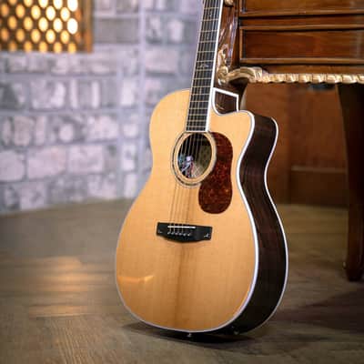 Cort Gold-OC8 OM Cutaway Acoustic Guitar All Solid Fishman image 7
