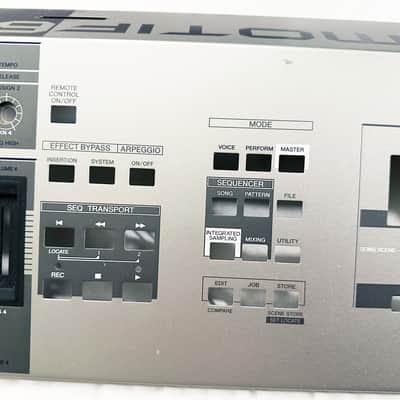 YAMAHA Motif 6 Original Aluminum Top Side Frame Panel. Great Condition ! image 9