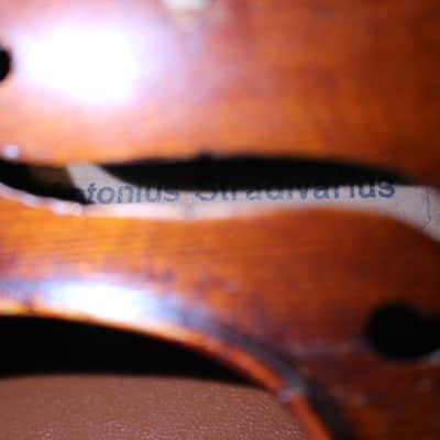 Early 1900's Antonius Stradivarius Copy Made in Germany 4/4 Violin Bild 6