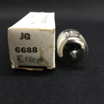 NOS GE 6688 Gray Plate 0 Getter PENTODE AMPLIFIER VACUUM TUBE Tested 8.1969-D image 4