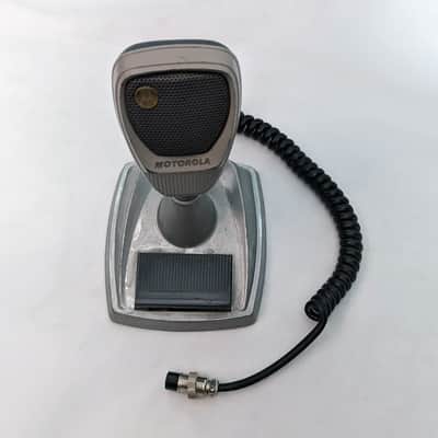 Vintage Motorola TU532A Desk Microphone w/ Stand image 4