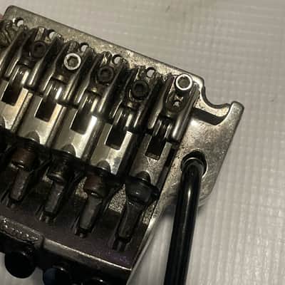 2010's Ibanez RG Series Edge III Cosmo Black Floyd Rose Tremolo Bridge & Arm (Needs Work) image 15