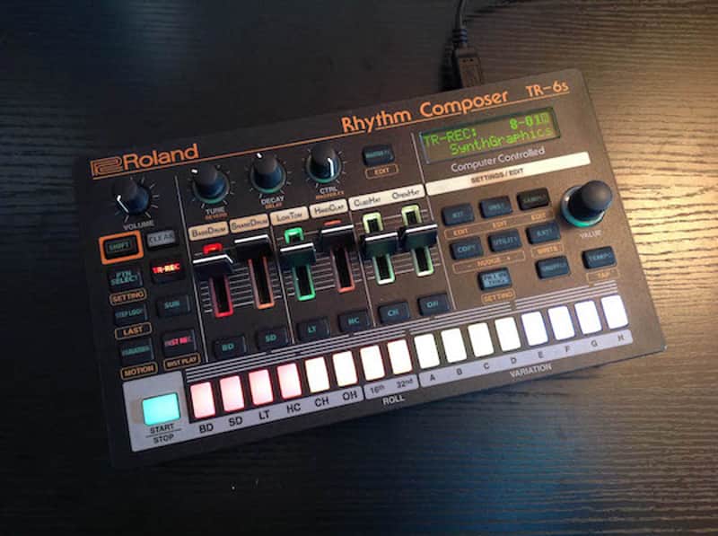 SynthGraphics TR-6S 808 Style Overlay image 1