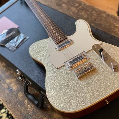 Fender Limited Edition Japanese Domestic Only FSR 1960's Custom Telecaster Silver Sparkle Alder/Rosewood MIJ Japan w/ Hardcase image 3