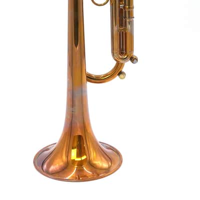 Carol Brass Custom Bronze 4440L-PSM Trumpet in Amber Lacquer image 2
