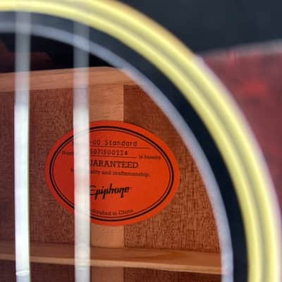 Epiphone L-00 Standard All Solid Wood Fishman Pickup - Vintage Sunburst 25071500224 image 3