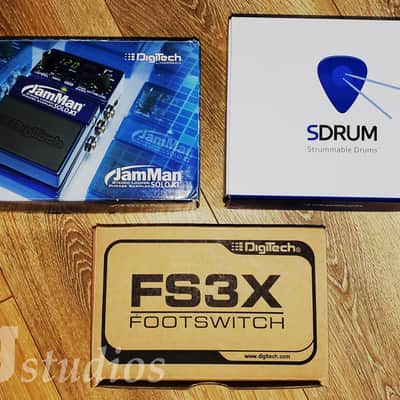 DigiTech SDrum-JamMan Solo XT-FS3X-Sync Cables-SD Card - Like New! image 1