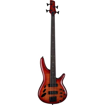 Ibanez SRD900F Bass Workshop Fretless Electric Bass, Brown image 4