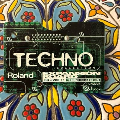 Roland SR-JV80-11 Techno Collection Expansion Board 1990s - Green image 1