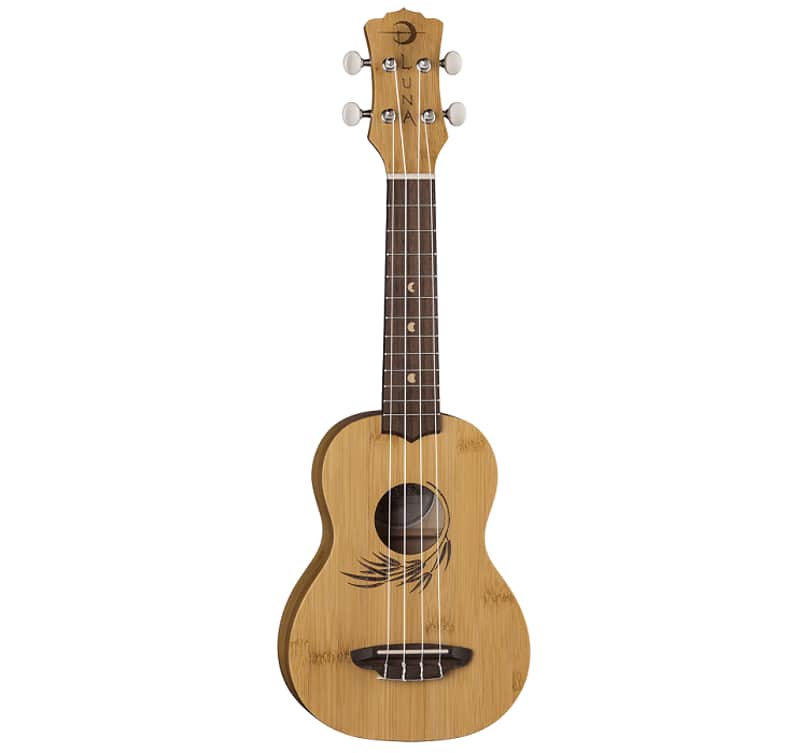 Luna Bamboo Soprano Ukulele w/Gigbag image 1