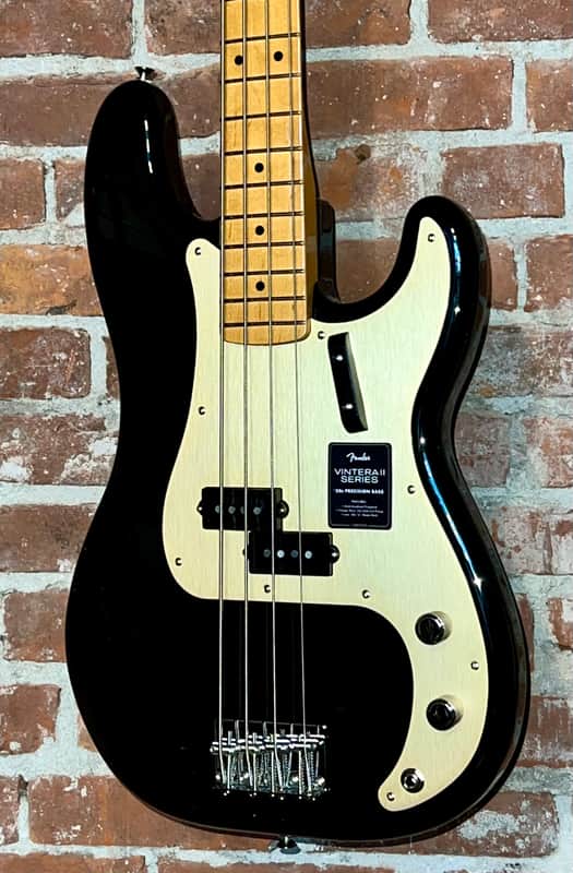 Fender Vintera II '50s Precision Bass - Black, Includes Pro Setup, Help Support Small Business & Buy It Here ! image 1