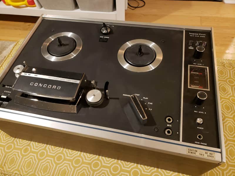 Concord Mark III Reel to Reel Tape Recorder, 1969 image 1
