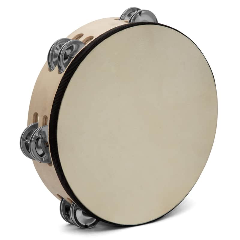 2025 Unbranded Tam98-08-Bk 8" 20Cm Wooden Tambourine - Double ...