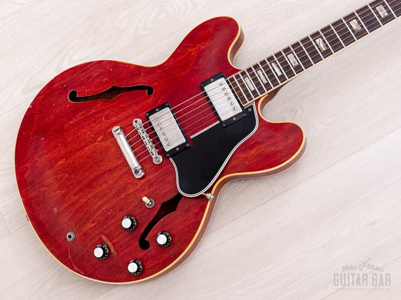 1962 Gibson ES-335 TDC Vintage Semi-Hollowbody Electric Guitar Cherry w/ Case - Excellent