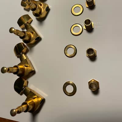 Gibson Explorer Schaller 6 inline gold tuners 1980 - Gold image 3
