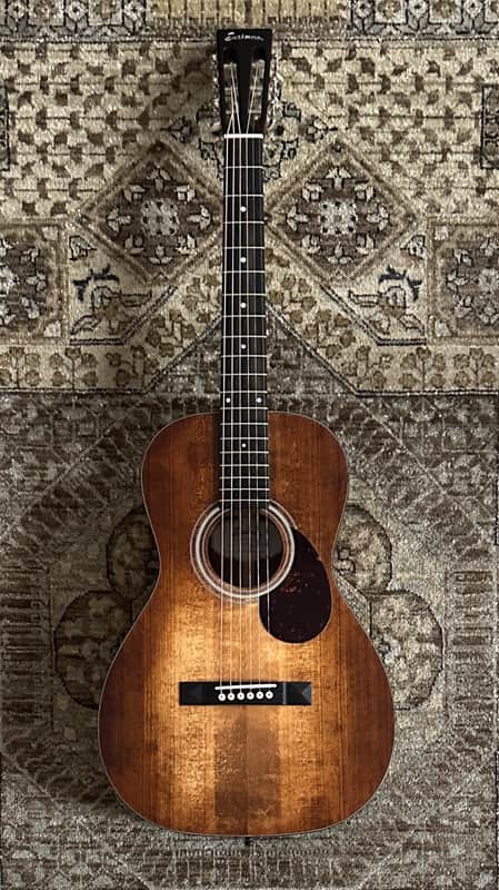 Eastman E1P-LTD-CLA Limited Edition Parlor Acoustic Guitar w/ Gig Bag & Free Pro Setup image 1